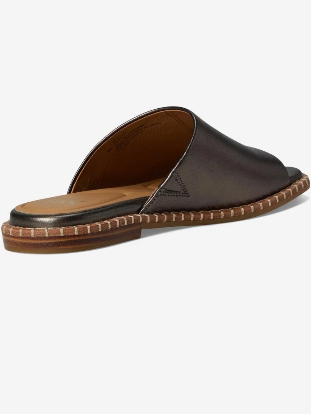 Sofft Noble II Dark Pewter Leather Slides 8.5 - Picture 4 of 14